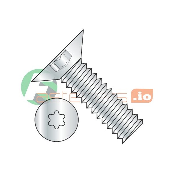 Newport Fasteners #8-32 x 3/8 in Torx Flat Machine Screw, Zinc Plated Steel, 10000 PK 210607 - main